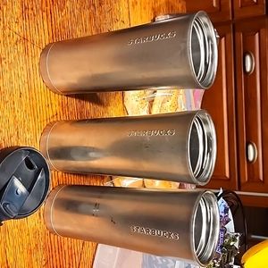 Starbucks 2012 Stainless Steel Tumbler's set of 3